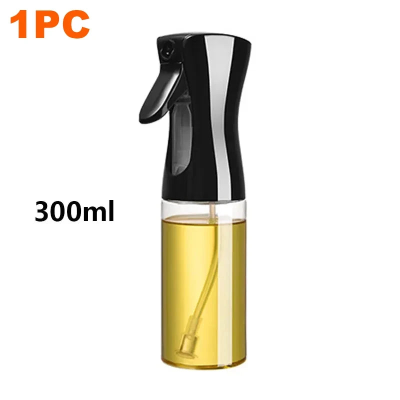 Botella pulverizadora de aceite de 200/300/500ml, pulverizador de aceite de oliva para cocinar barbacoa, pulverizador de aceite para hornear de plástico, botella vacía, botella de vinagre o cepillo de aceite